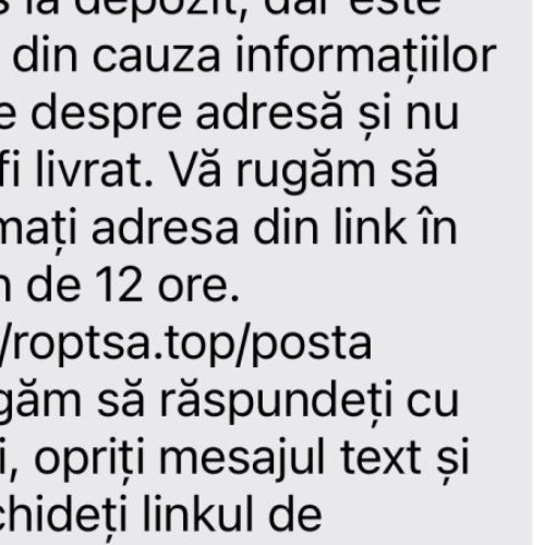 Atenție la mesajele primite în numele Poștei Române