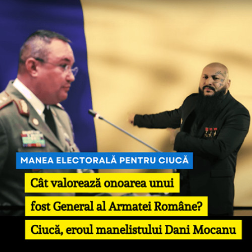 Nicolae Ciucă, candidatul PNL, criticat pentru asocierea cu Dani Mocanu