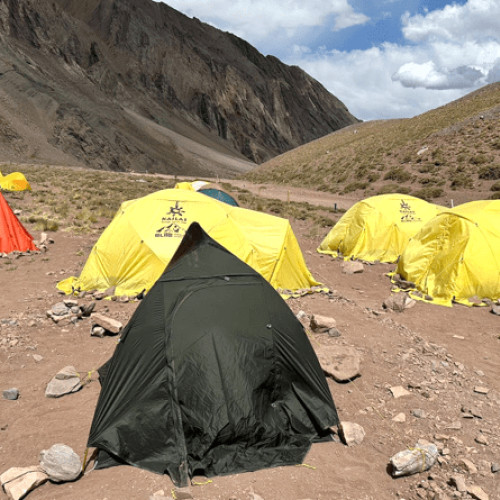 Începutul expediției brădenilor pentru vârful Aconcagua