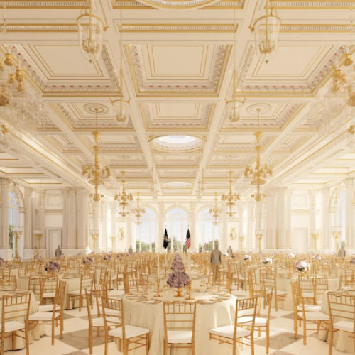 Foto Donald Trump construiește o sală de bal la Casa Albă. Cât va costa noua încăpere luxoasă