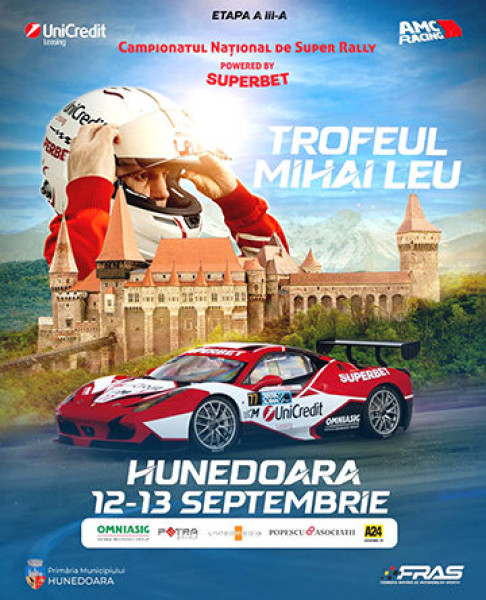 Automobilismul de top revine în Hunedoara pentru etapa a treia a Super Rally