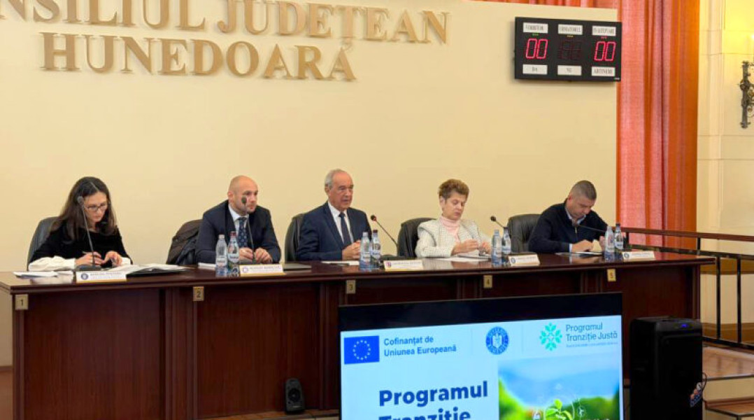 Finanțări prin Programul Tranziție Justă pentru dezvoltarea mediului de afaceri din Hunedoara