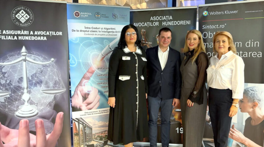 Avocații din Hunedoara discută impactul inteligenței artificiale în drept